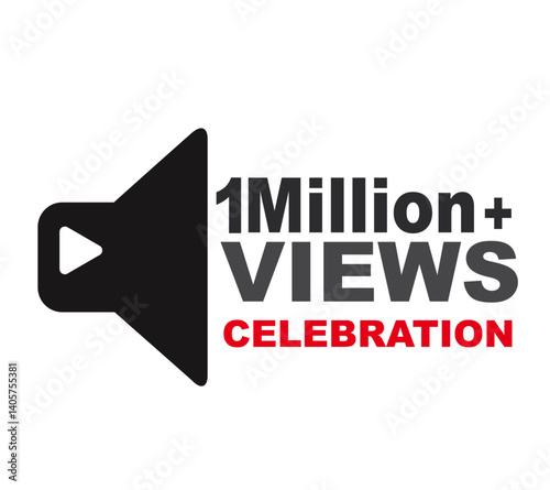 Download this views celebration thumnail banner set 1M to 1M, ik view, 1 M view 37.ai