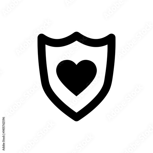 Family crest with a heart symbolizing tradition and pride in fatherhood