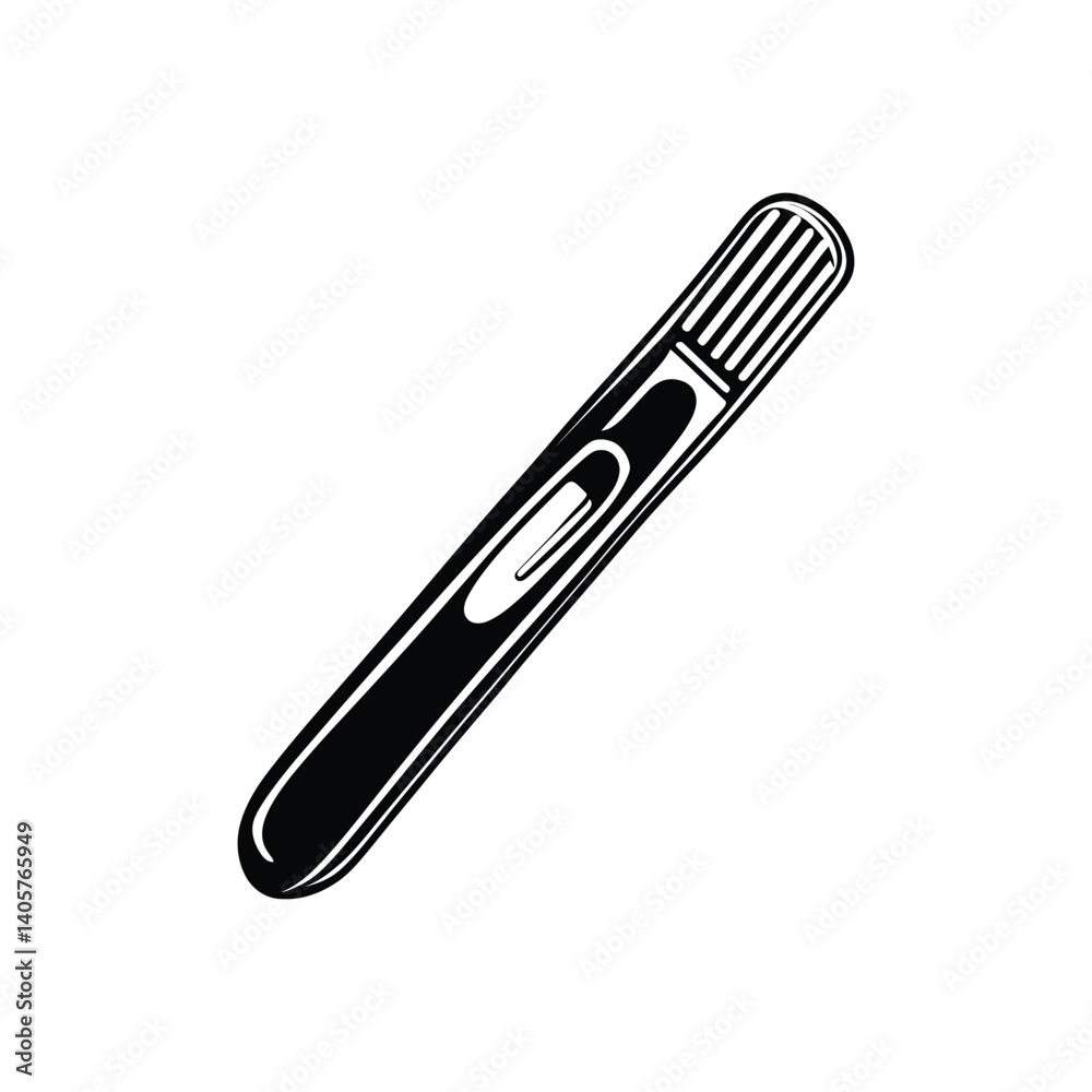 Single Black Marker Isolated on Transparent Background for Design Single Black Marker Isolated on Transparent Background for Design