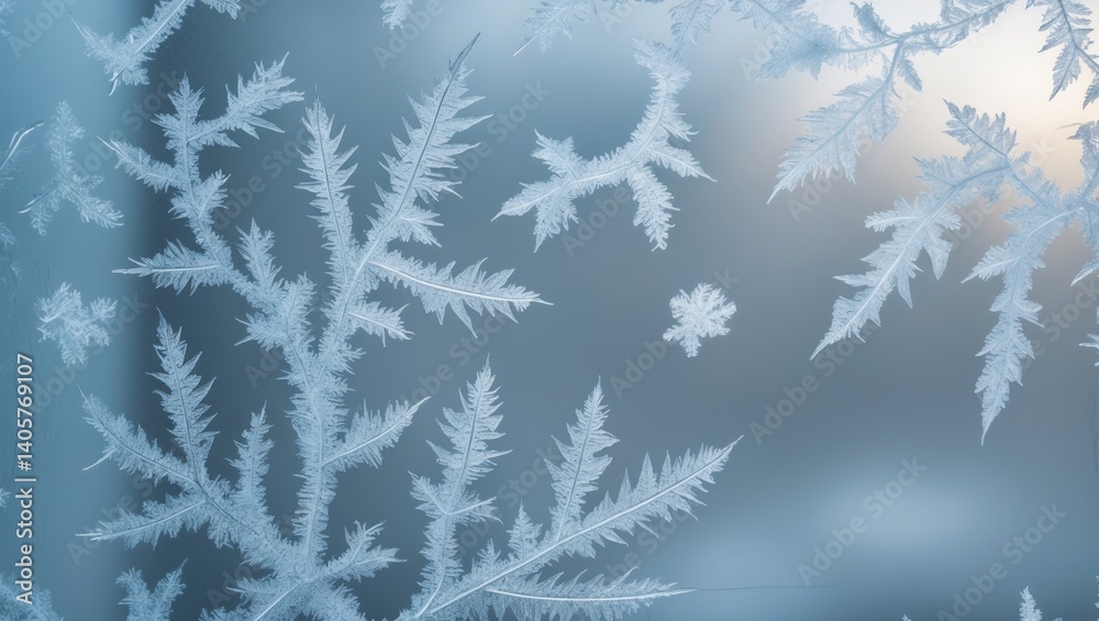 Frosty patterns on glass windows. Winter texture Frosty patterns on glass windows. Winter texture