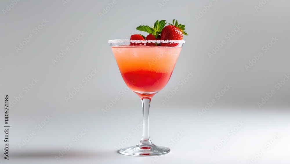 Isolated on white background, PNG image of grapefruit cocktail in a glass Isolated on white background, PNG image of grapefruit cocktail in a glass