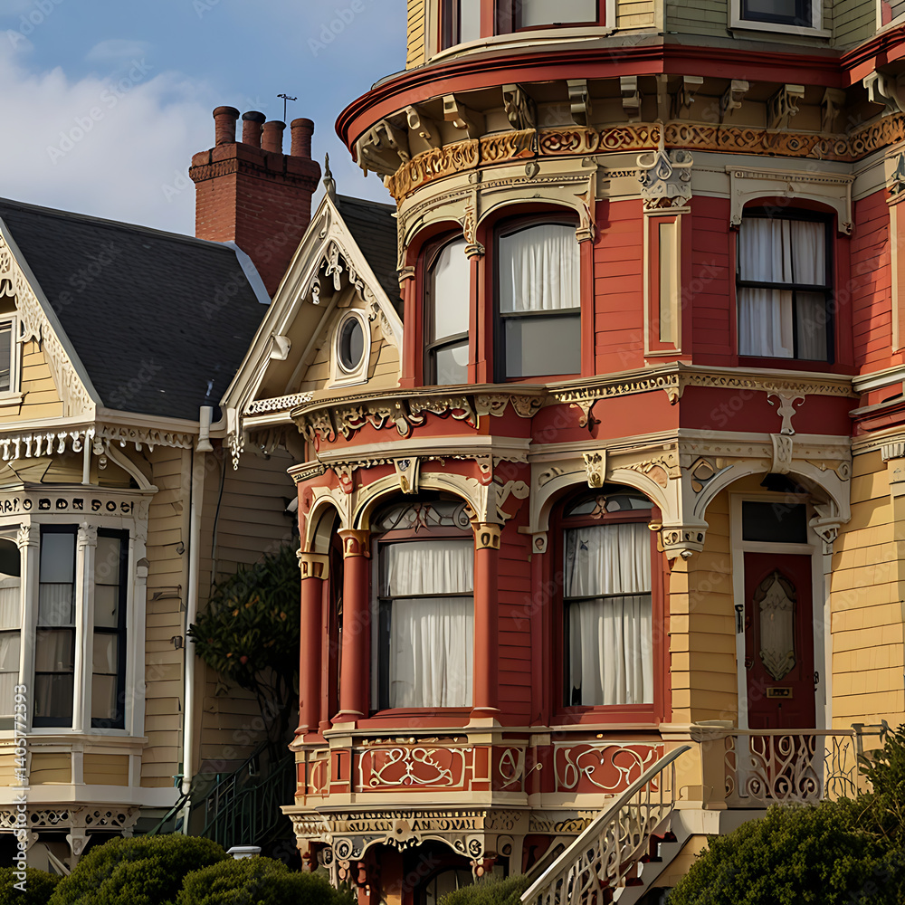 Obraz premium facade of a house