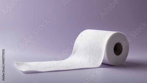 Background featuring a roll of tissue towels