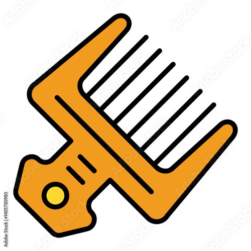 Afro comb Icon