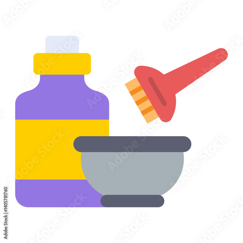 Hair dye kit Icon