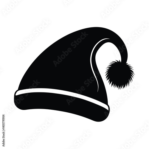 Santa hat icon christmas hat santa claus cap