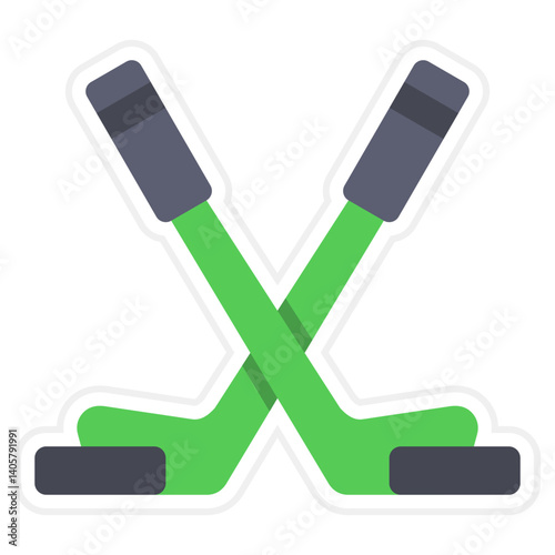 Canvas Print Ice Hockey Icon