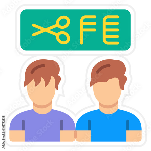 Barber clients Icon