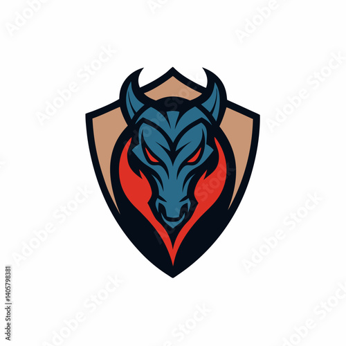 Hydra Esports mascot Logo vector illustration gaming team emblem snake badge professional