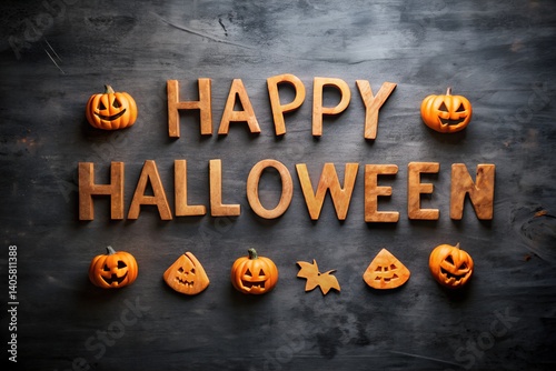 Happy Halloween Decorations – Spooky Pumpkin Art and Festive Holiday Setup