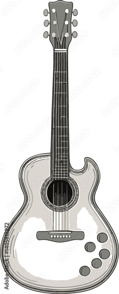 Obraz premium Detailed High-Definition Illustration of a Classic Cowboy Hat with Rugged Texture