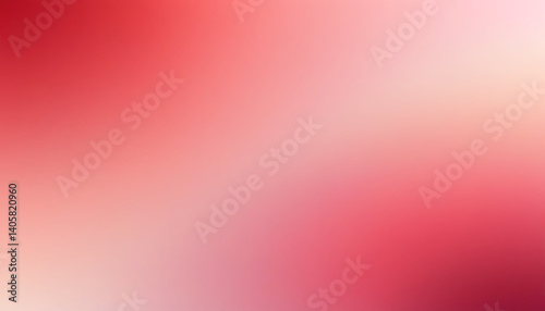 Smooth Gradient Background with Warm Red to Soft Pink Transition