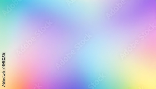 Vibrant High-Definition Rainbow Gradient Background with Seamless Color Transition