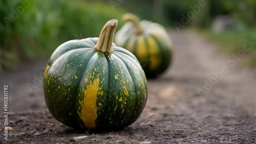 pumpkin in the garden