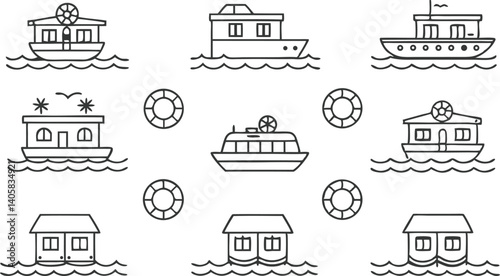 Houseboats, Ferries, and Watercraft Floating Homes and Vessels