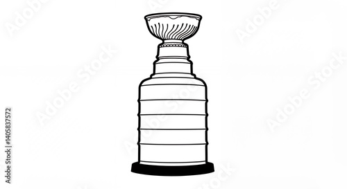 Stanley cup trophy illustration