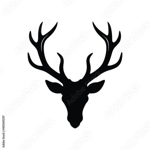deer antlers silhouette