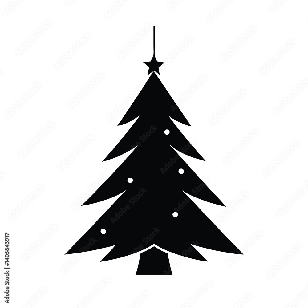 Fototapeta premium abstract christmas tree