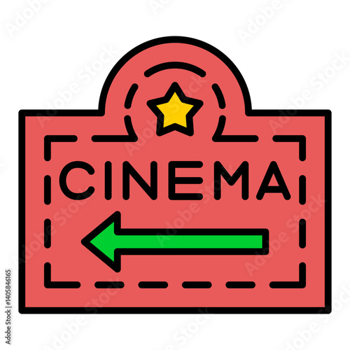 Cinema exit Icon