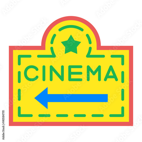 Cinema exit Icon
