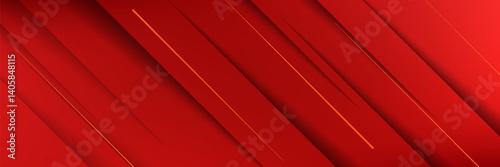 Abstract red background with stripes and space suit for banner, web, presentation