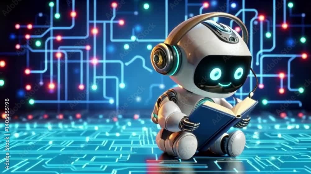 Niedlicher kleiner Roboter
