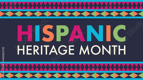 National Hispanic Heritage Month. Hispanic and Latino Americans culture.