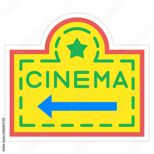 Cinema exit Icon