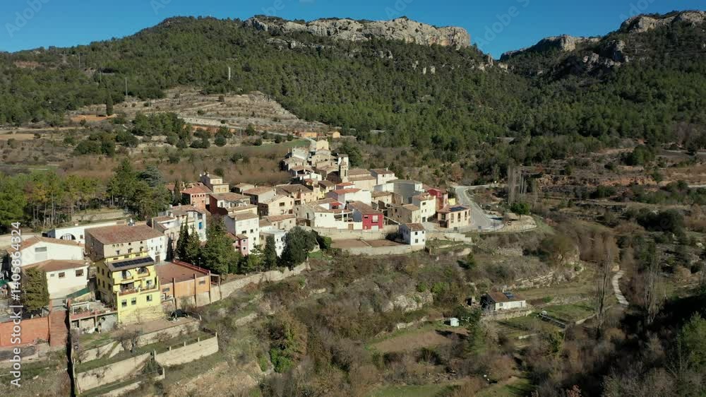 Aerial view of la Febro cityscape , Tarragona, Catalonia, Spain Aerial view of la Febro cityscape , Tarragona, Catalonia, Spain