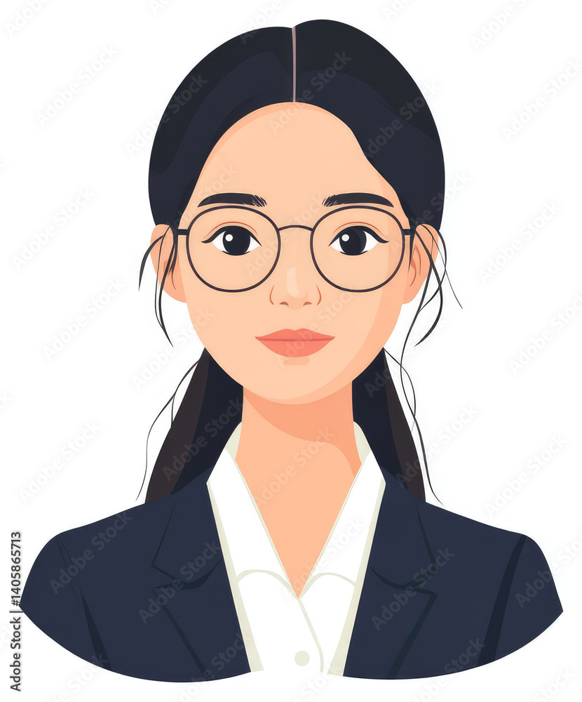 Stylish young woman in business attire. Stylish young woman in business attire.