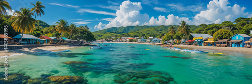 town of Puerto Viejo de Talamanca Costa Rica