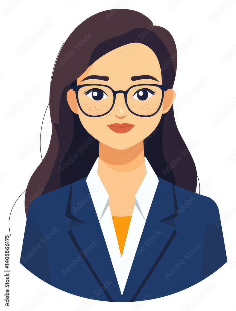 Portrait of a professional woman in business attire. Portrait of a professional woman in business attire.