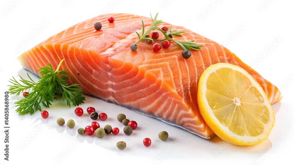 High Resolution Image of a Raw Piece of Red Fish Isolated on White Background
High Resolution Image of a Raw Piece of Red Fish Isolated on White Background