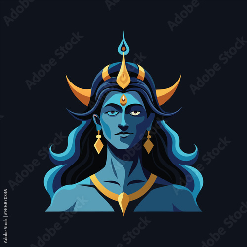 the gender of lord mahadev black background