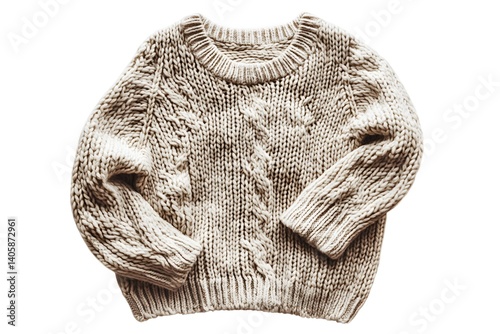 Cozy Hand-Knitted Oversized Sweater in Pastel Tones