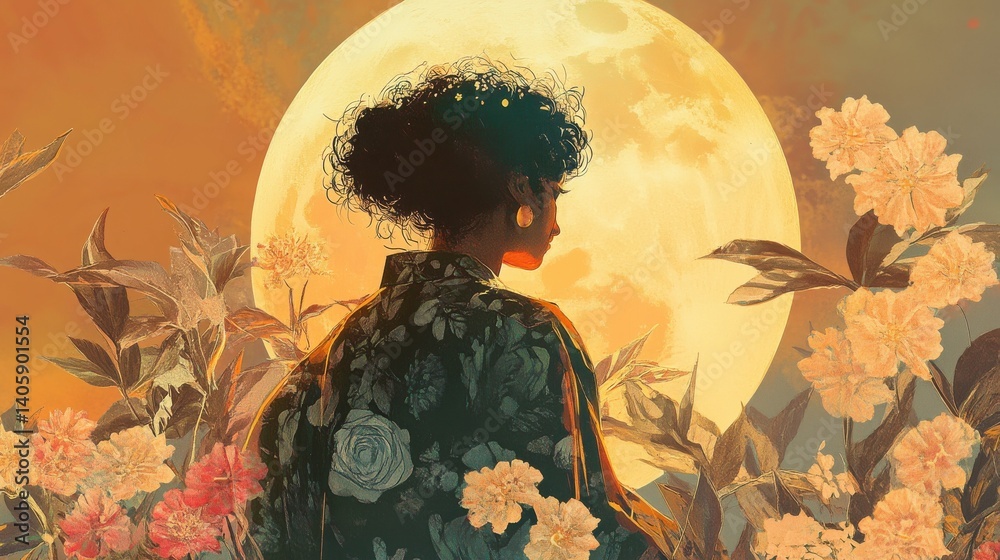 Fototapeta premium April 2025 illustration