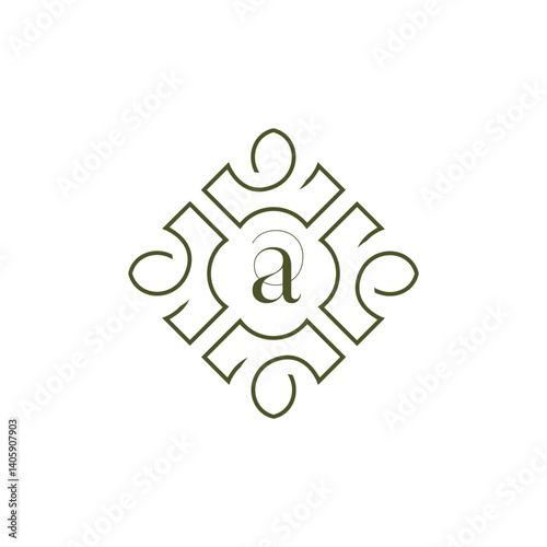 ornamental a logo design geometry