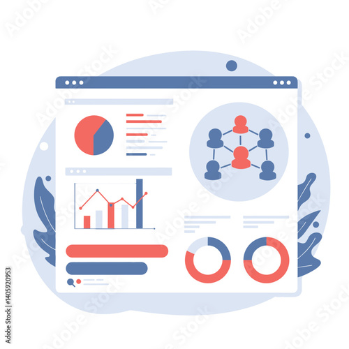 Team Collaboration Analytics Dashboard with Graphs and Icons  