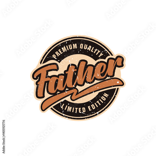 father logo design with geometry