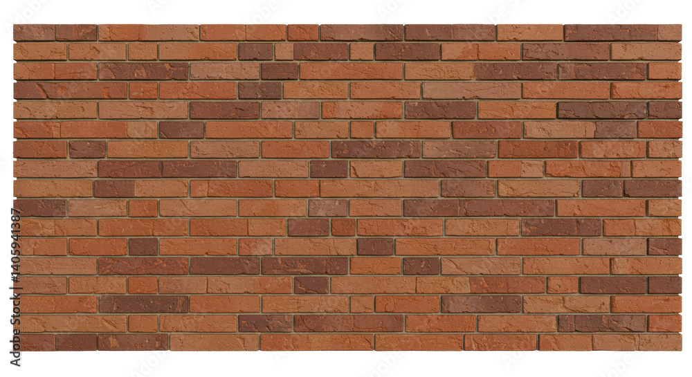 Obraz premium Isolated Brick Wall