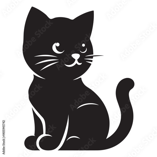 The Silhouette of a Cozy Cat