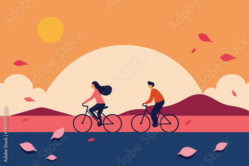 couple on bike