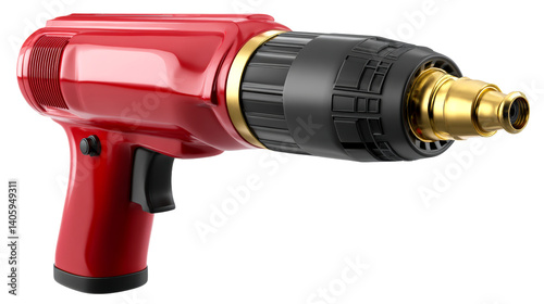 Powerful red cordless drill for home improvement tasks