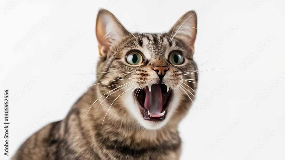 Playful Cats in Action Sequence Playful Cats in Action Sequence