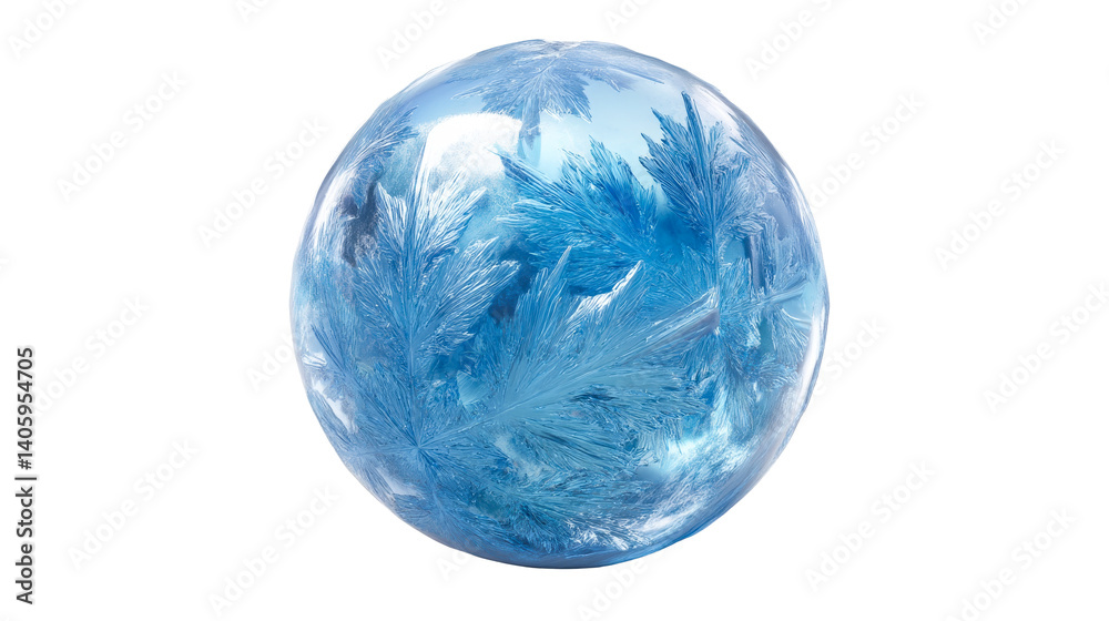 custom made wallpaper toronto digitalBeautiful blue crystal ball with intricate ice like patterns