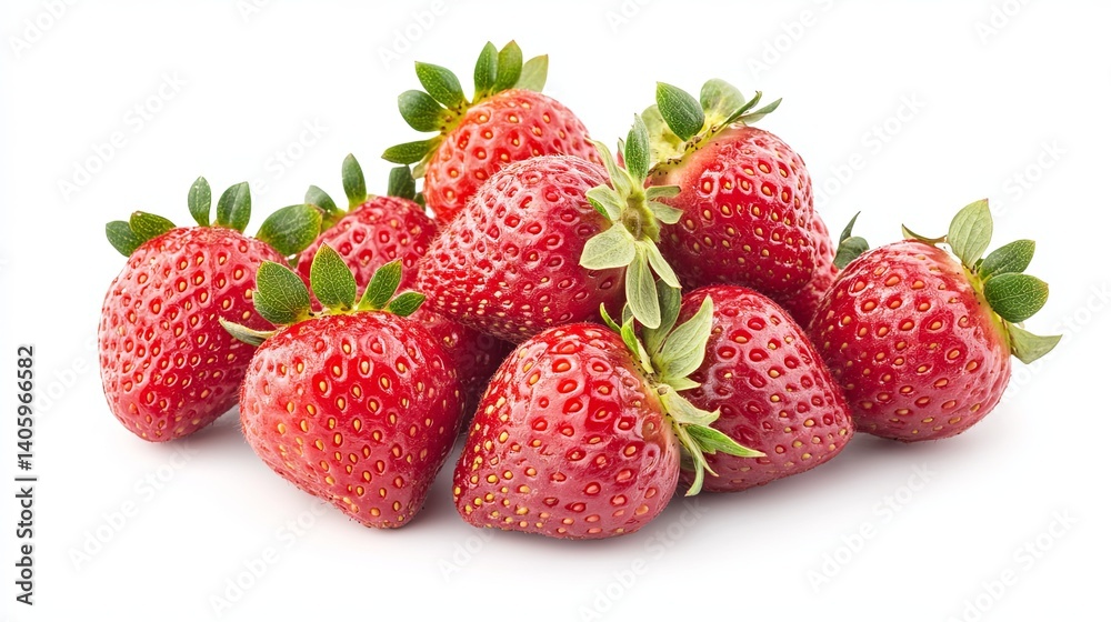 Delicious Watercolor Strawberries Cluster Painting Delicious Watercolor Strawberries Cluster Painting