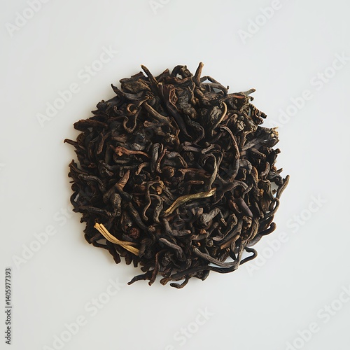 Exquisite Darjeeling Black Tea Leaves, a Premium Brew photo