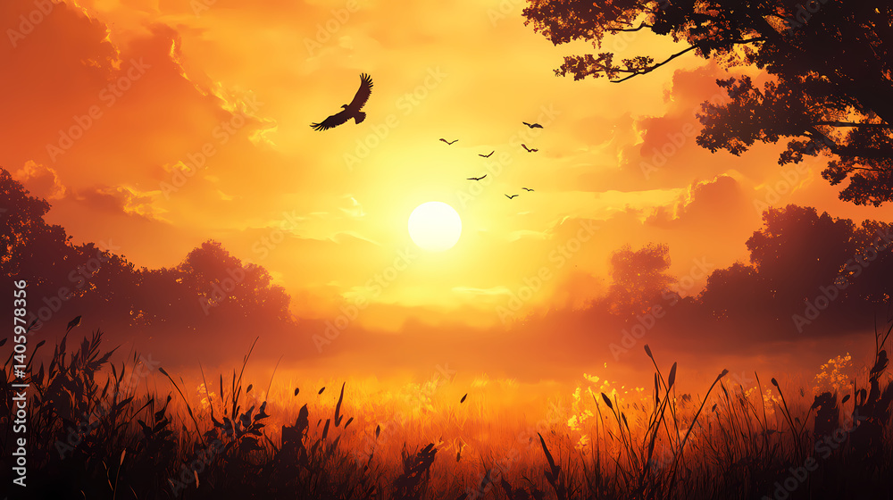 Whispers of the setting sun: a mystical backdrop for a mystery novel. hidden prophecy. illustration. Whispered Prophecy. Illustration Whispers of the setting sun: a mystical backdrop for a mystery novel. hidden prophecy. illustration. Whispered Prophecy. Illustration