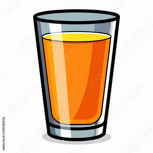 Juice glass menu & kitchen tools printable graphic for restaurants and digital use

