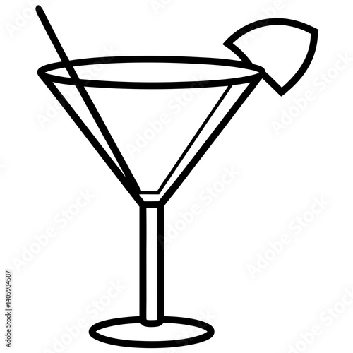 Printable Cocktail Glass, Restaurant Menu & Kitchen Tools Graphic Design Bundle